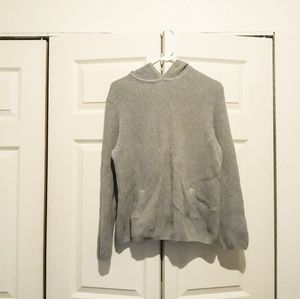 Eddie Bauer grey textured hoodie